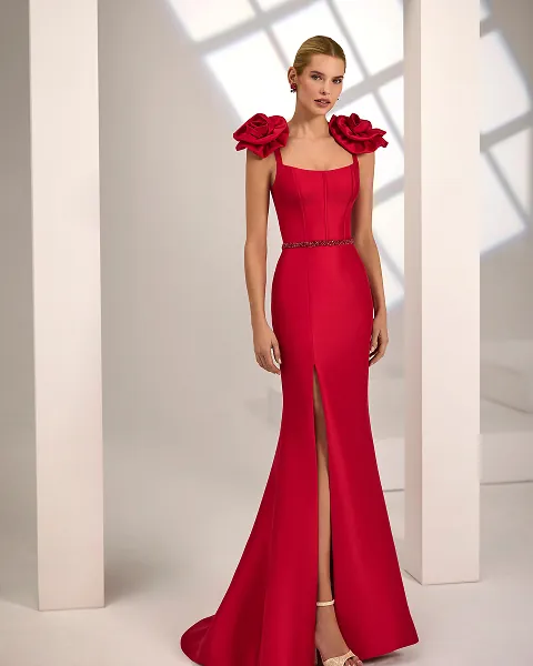 Vestidos de Fiesta con Escote Cuadrado